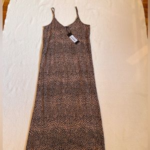 NWT Jenni Kayne Cheetah slip dress
